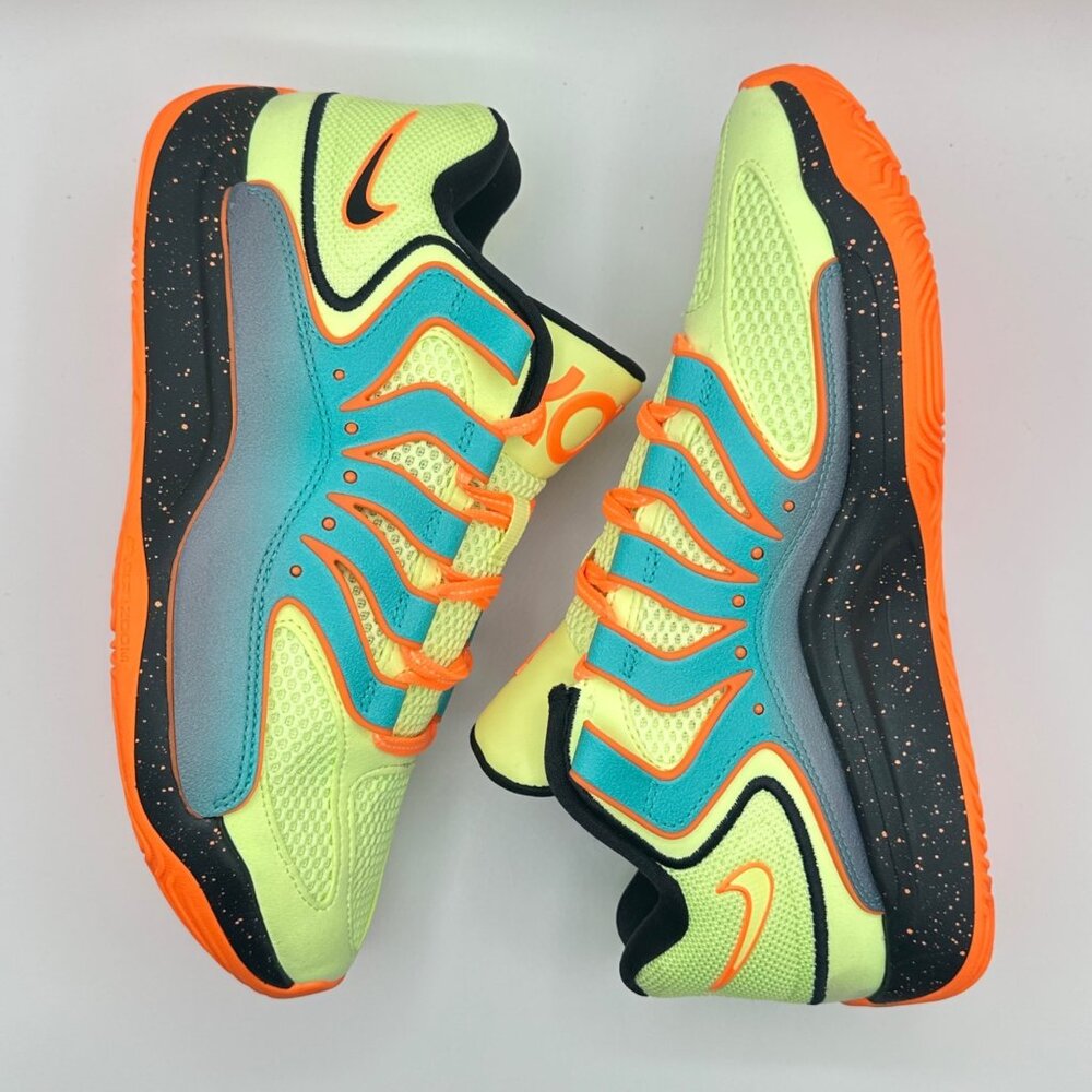 Mens Nike KD18 NRG New Timeline Clear Jade Black Liquid Lime Sz 8.5 HV1993-301 - Picture 7 of 8